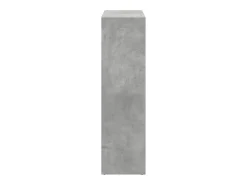 Librería divisora madera gris hormigón 102x29x103,5 cm