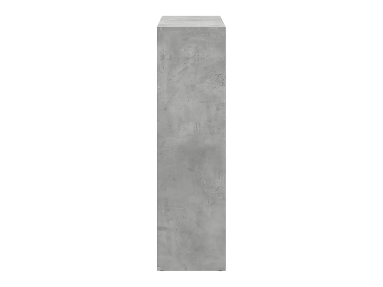 Librería divisora madera gris hormigón 102x29x103,5 cm