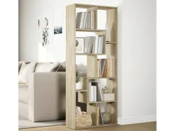Librería divisora madera ingeniería roble Sonoma 67x25x161,5 cm