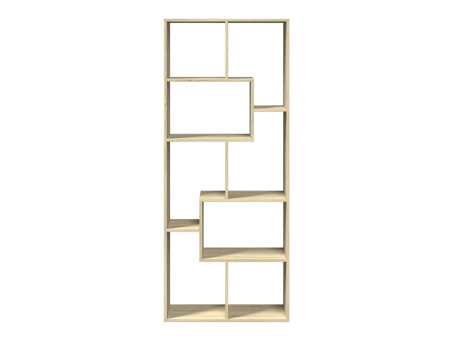 Librería divisora madera ingeniería roble Sonoma 67x25x161,5 cm