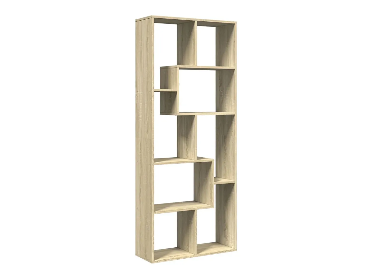 Librería divisora madera ingeniería roble Sonoma 67x25x161,5 cm