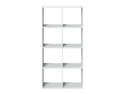 Librería divisora madera ingeniería blanco 69,5x29x137,5 cm