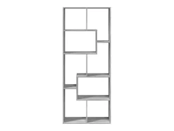 Librería divisora madera ingeniería gris Sonoma 67x25x161,5 cm