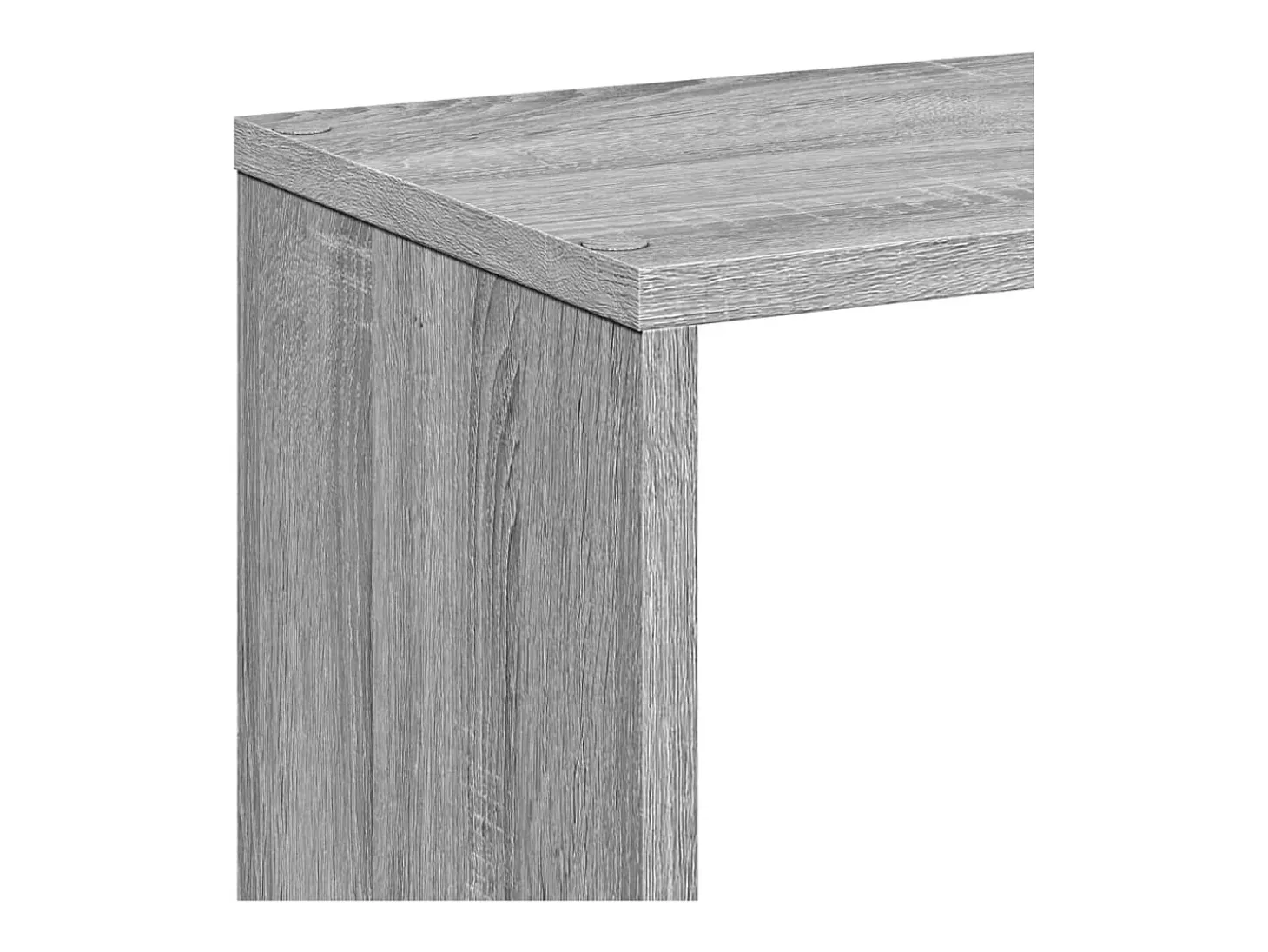 Librería divisora madera ingeniería gris Sonoma 67x25x161,5 cm