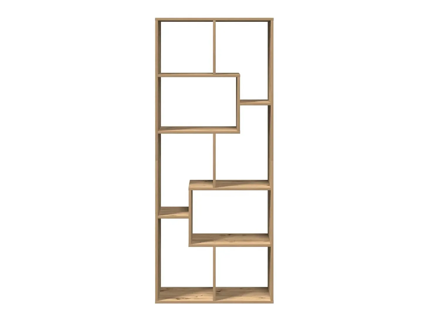 Librería divisora madera ingeniería roble artisan 67x25x161,5cm
