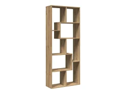 Librería divisora madera ingeniería roble artisan 67x25x161,5cm
