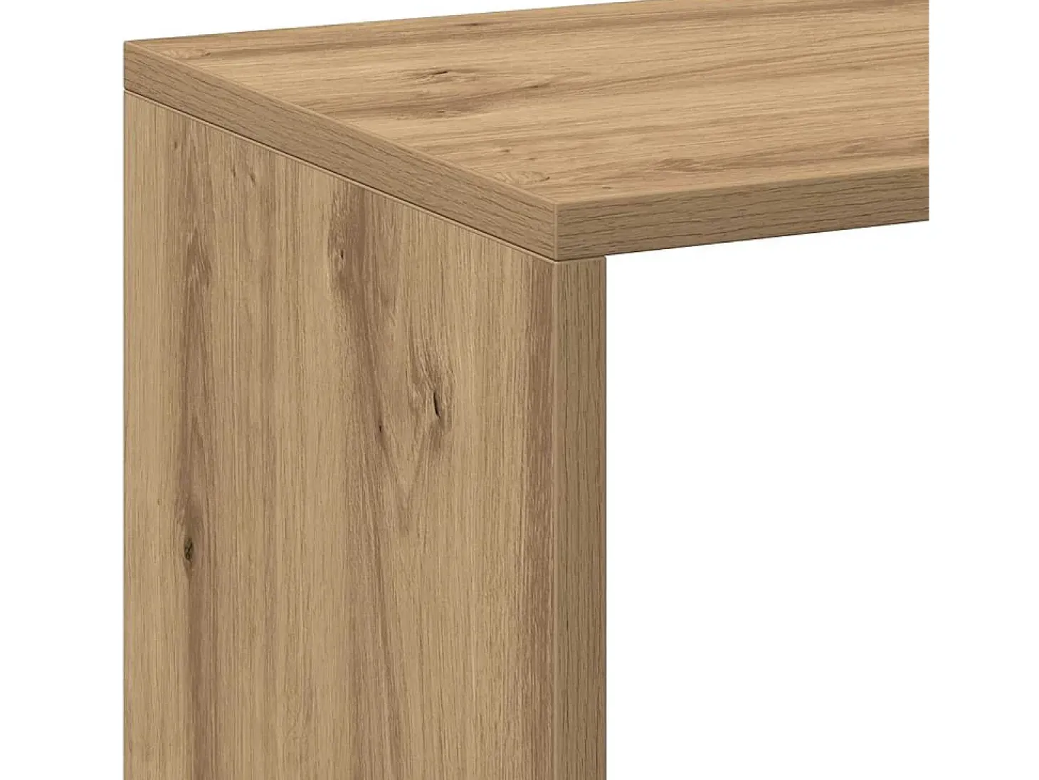 Librería divisora madera ingeniería roble artisan 67x25x161,5cm