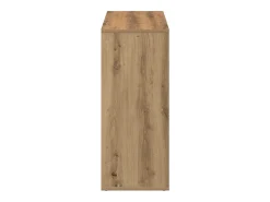 Librería divisora madera roble artisan 69,5x29x69,5 cm