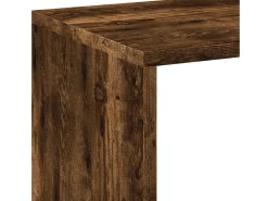 Librería divisora madera roble ahumado 102x29x103,5 cm