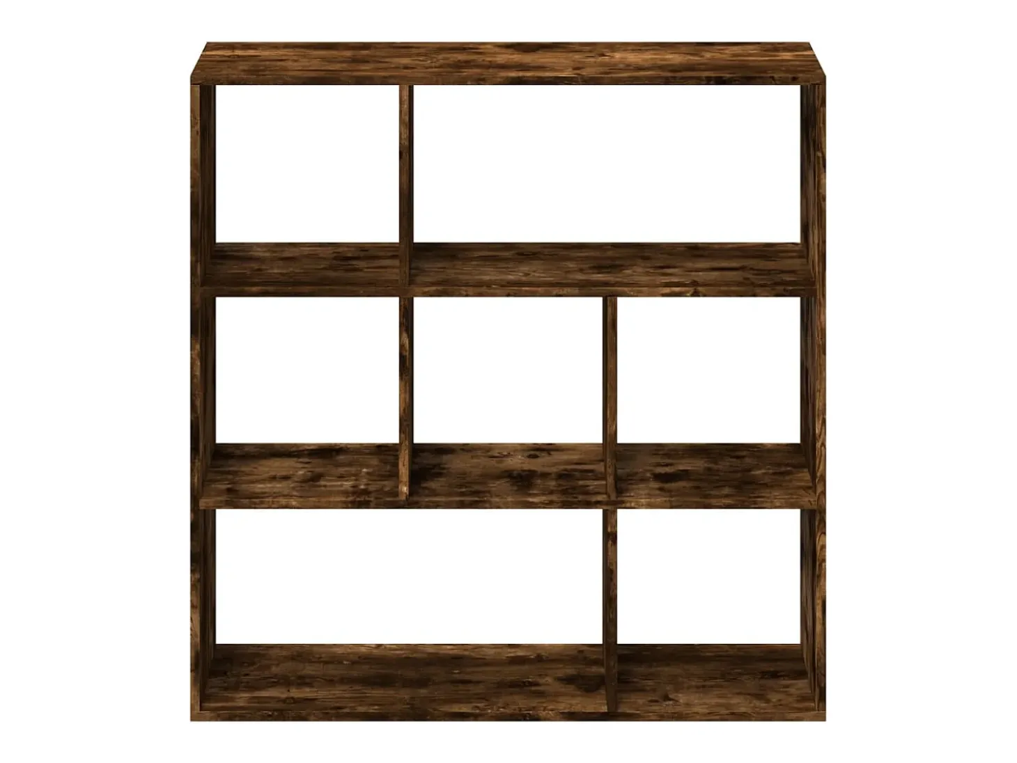 Librería divisora madera roble ahumado 102x29x103,5 cm