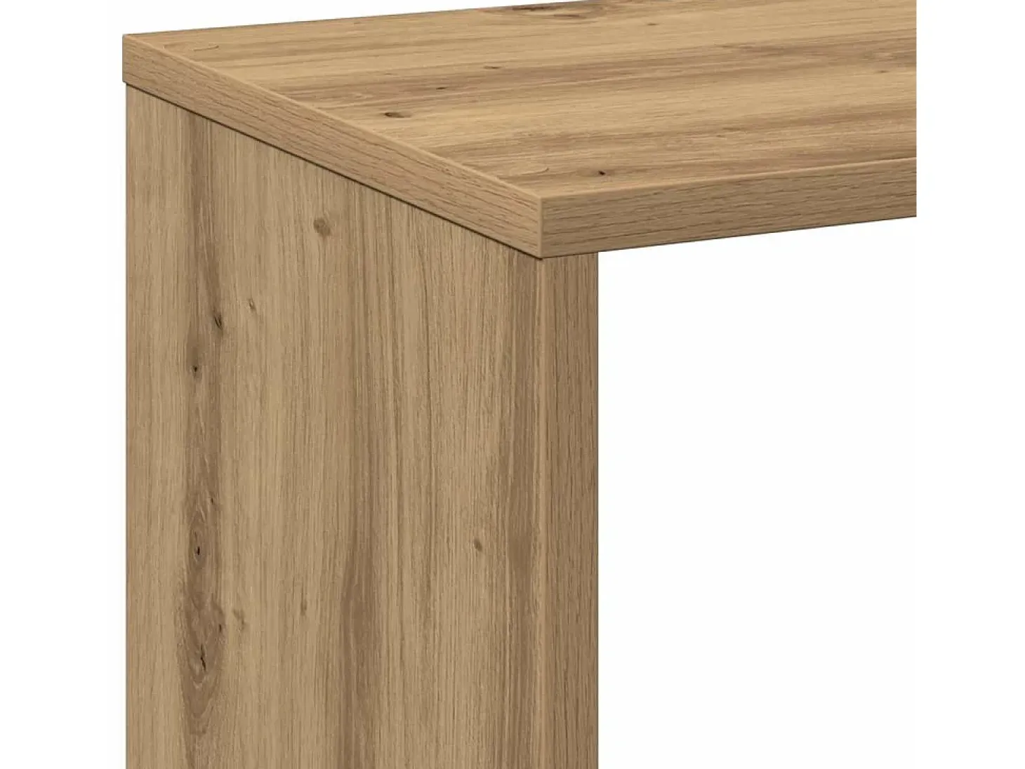 Librería divisora madera roble artisan 69,5x29x103,5 cm
