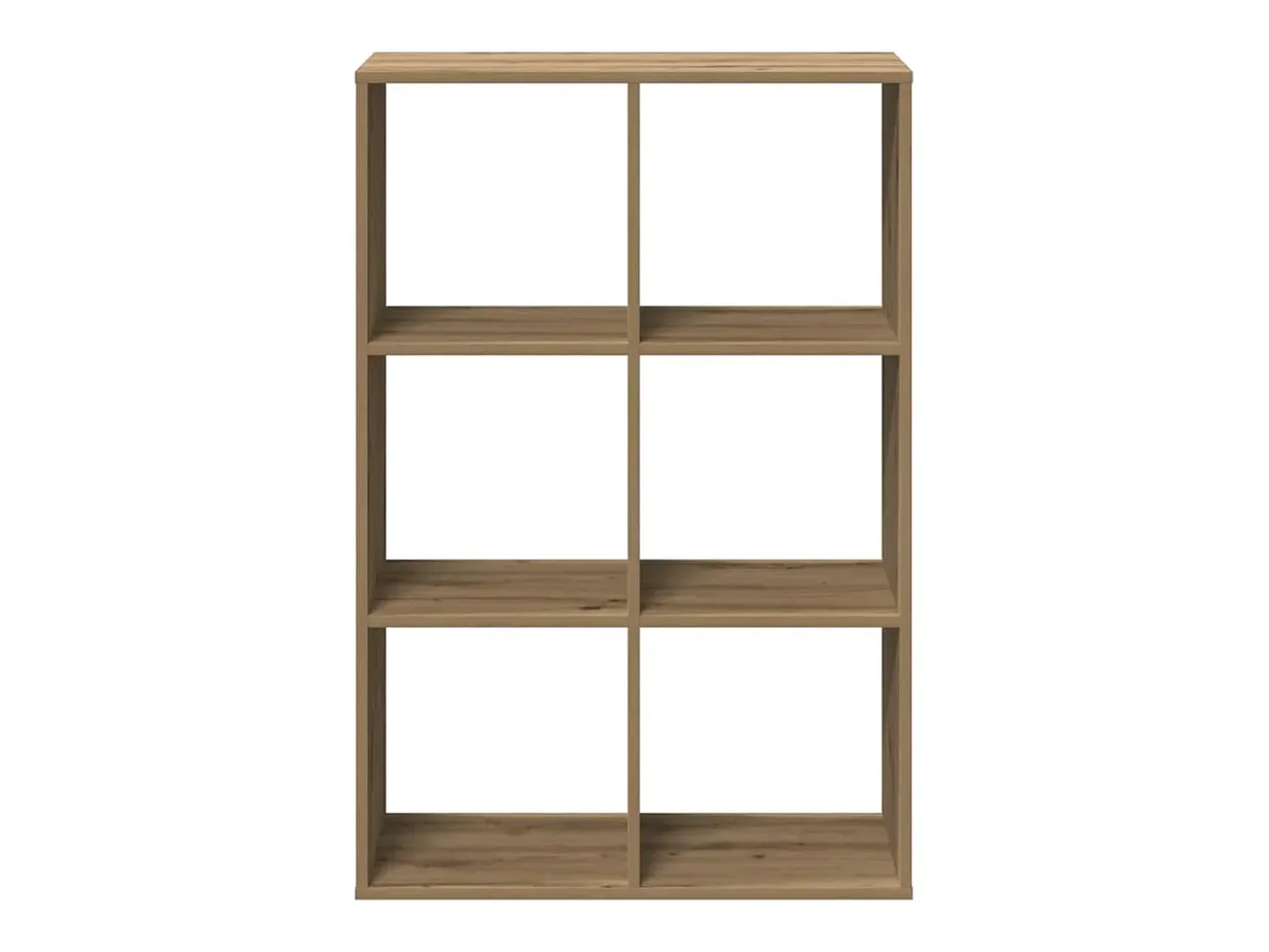 Librería divisora madera roble artisan 69,5x29x103,5 cm