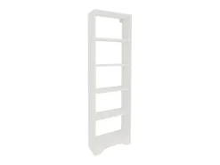 Librería haaus Vivy, 4 estantes, Blanco, 90 x 20 x 160 cm