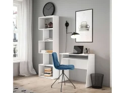 Librería Neón Blanco Mate 5 Estantes 181x60x25 cm