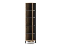 Librería roble vikingo 36x36x188 eliza
