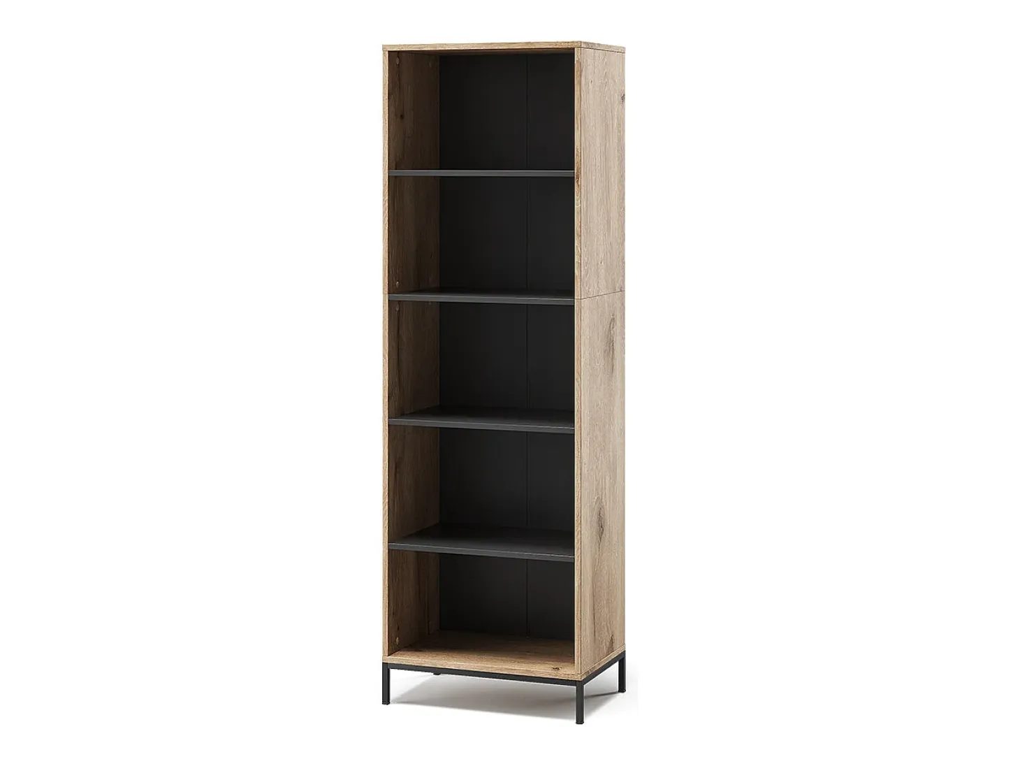Librería roble vikingo 60x40x180 eliza
