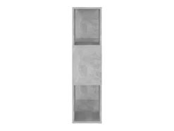 Librería separador contrachapada gris hormigón 60x24x94 cm