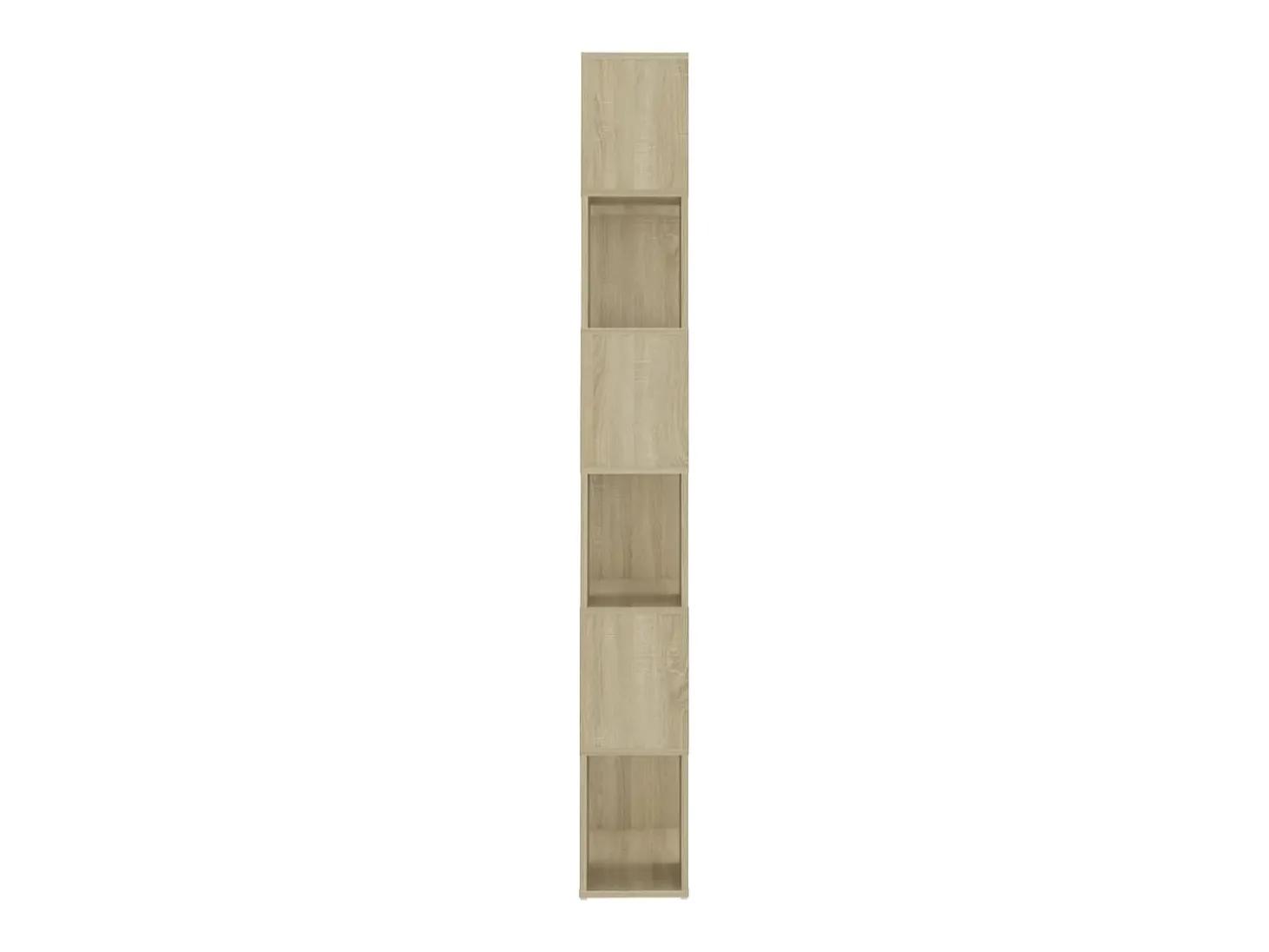 Librería separador contrachapada roble Sonoma 60x24x186 cm