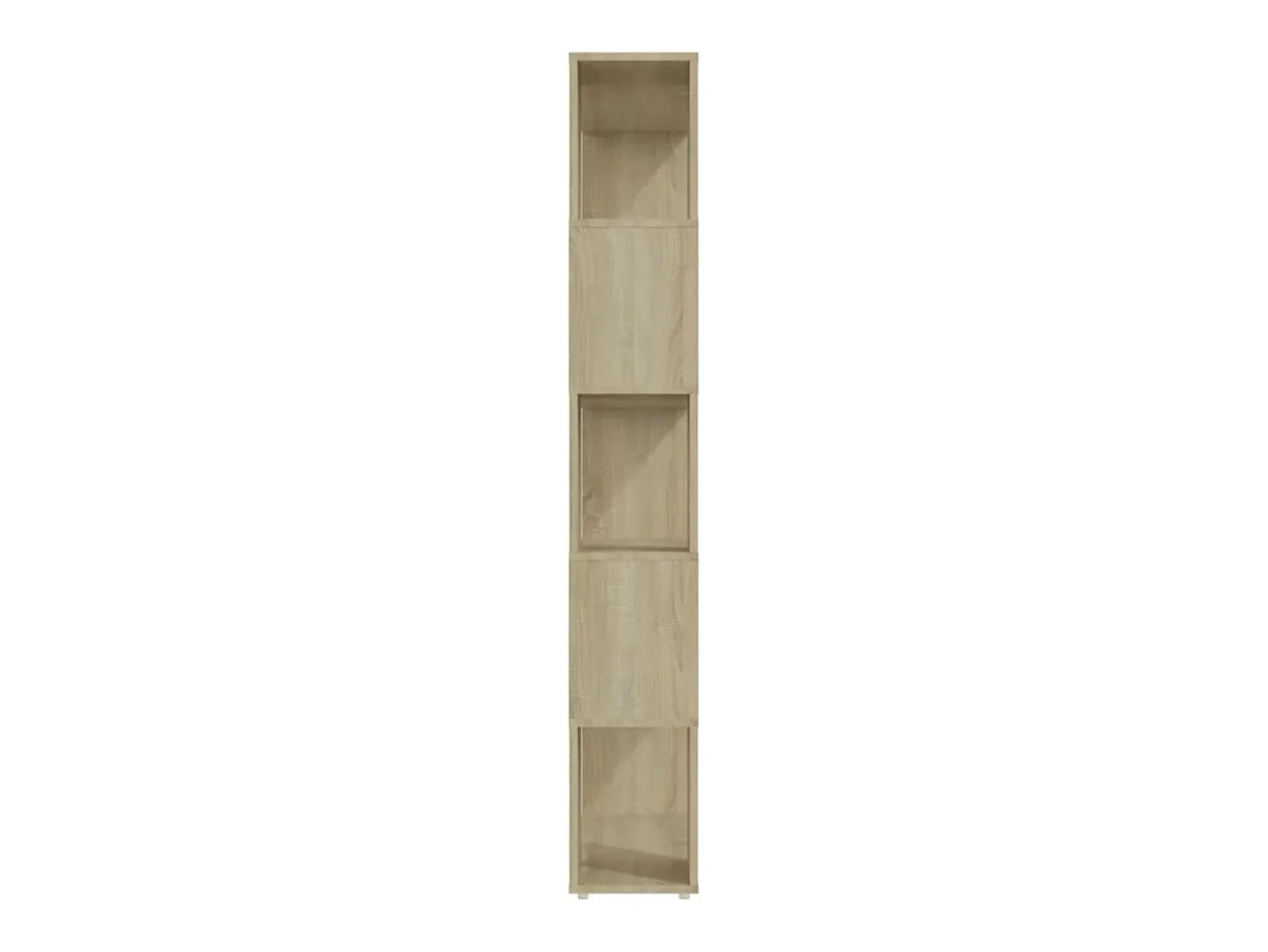 Librería separador contrachapada roble Sonoma 80x24x155 cm