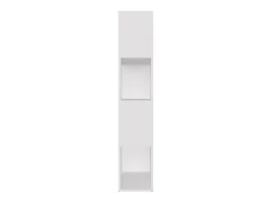 Librería separador madera contrachapada blanco 80x24x124,5 cm