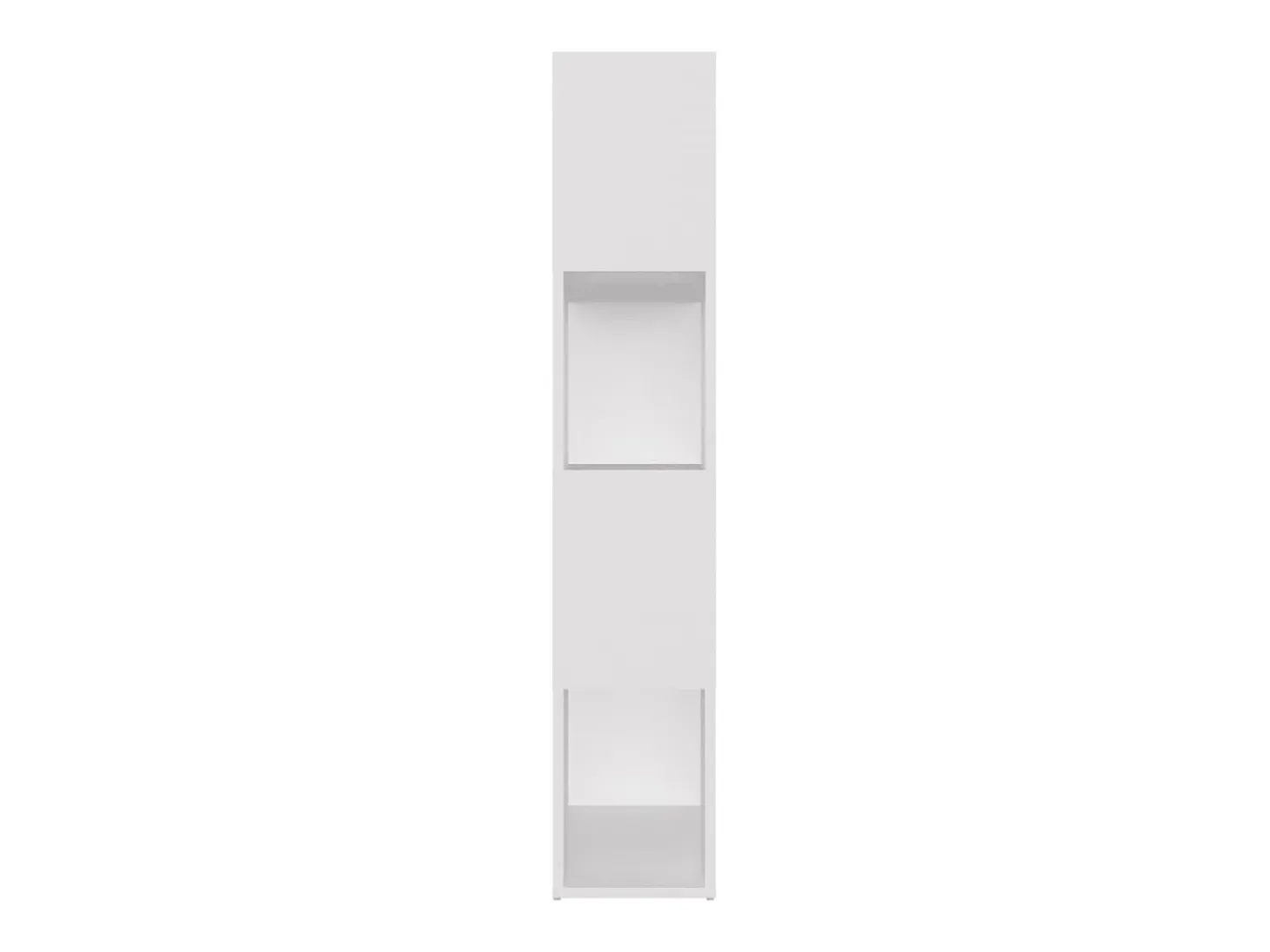 Librería separador madera contrachapada blanco 80x24x124,5 cm