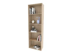 Librería sonoma 60x30.4x190 bob