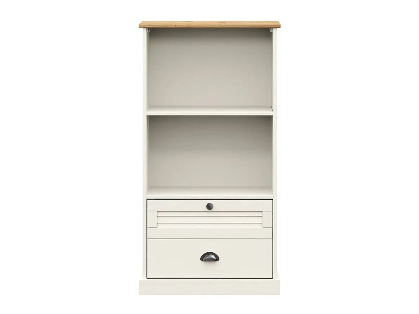 Librería VIGO madera maciza de pino blanco 60x35x114,5 cm ES23827
