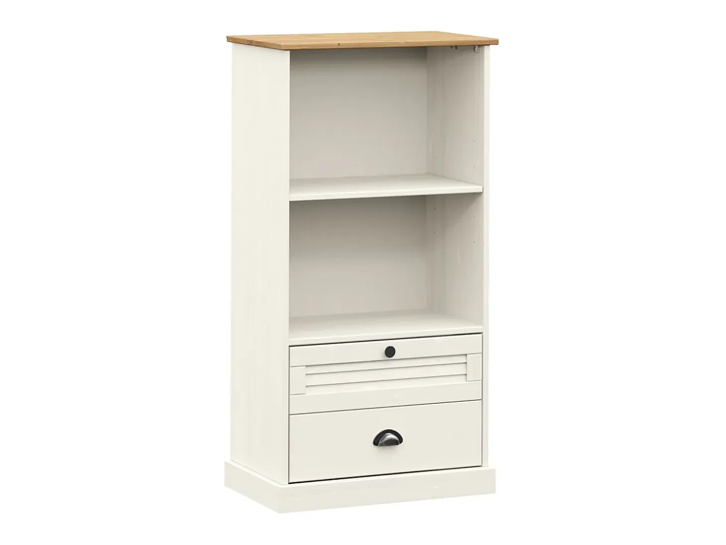Librería VIGO madera maciza de pino blanco 60x35x114,5 cm ES23827