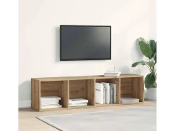 Librería/Mueble TV madera vieja 36x30x143cm madera de ingeniería