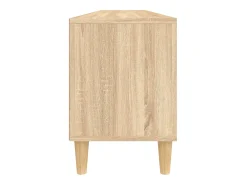 Lin Mueble de TV madera contrachapada roble Sonoma 150x30x44,5 cm