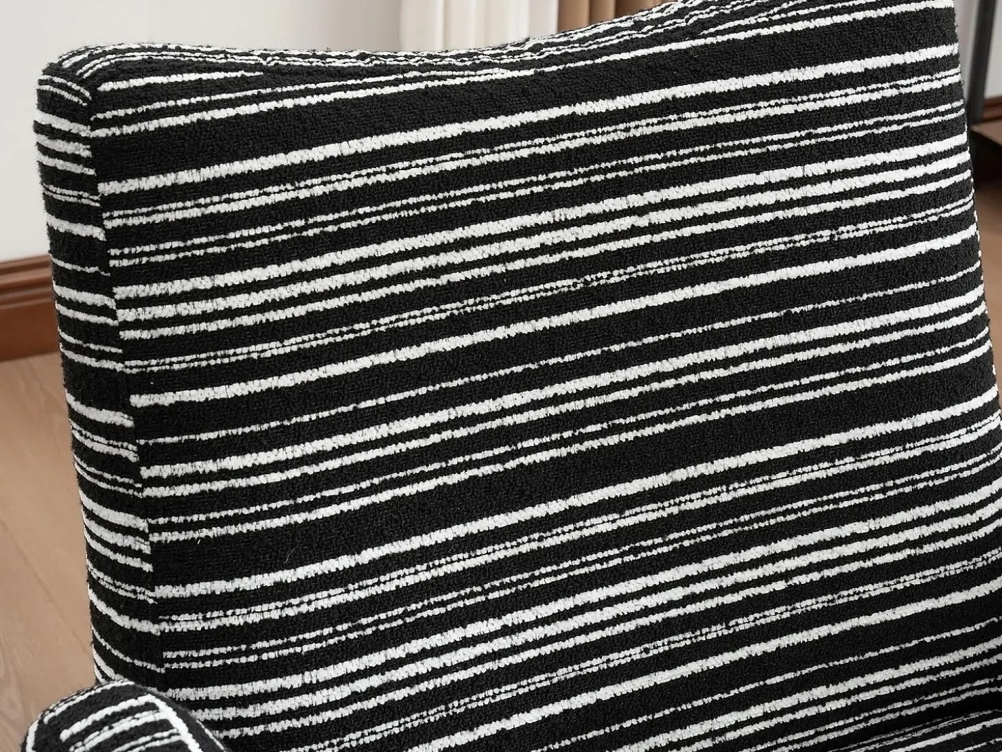 Línea 1.0 - Sillón Relax Bouclé con Reposabrazos con Bolsillos - Confort Ergonómico - Color Caqui - Para Decorar Cualquier Habitación