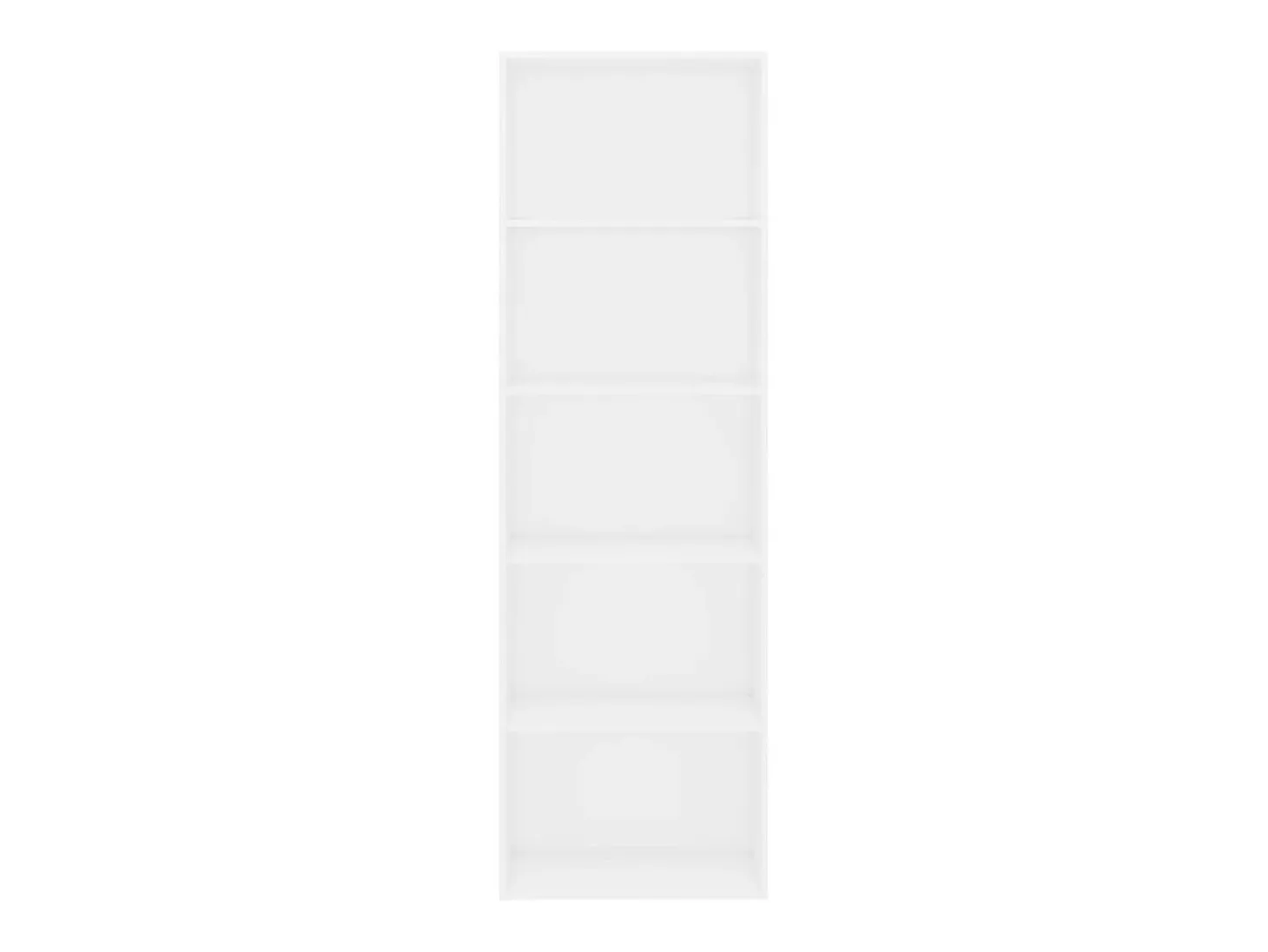 Loïc Estantería de 5 niveles madera contrachapada blanca 60x30x189cm