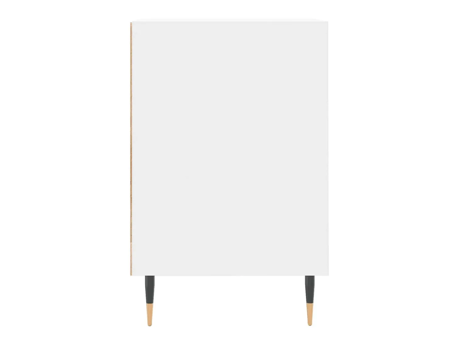 Malik Blake Mueble para TV madera contrachapada blanco 160x35x55 cm