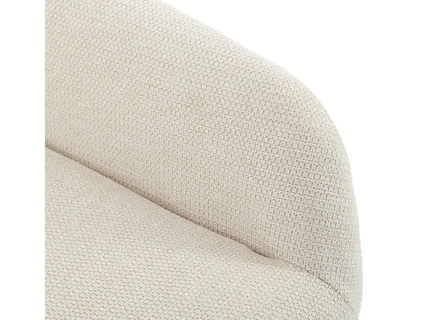 MALMO-Sillón de madera natural y tela Trendy Beige