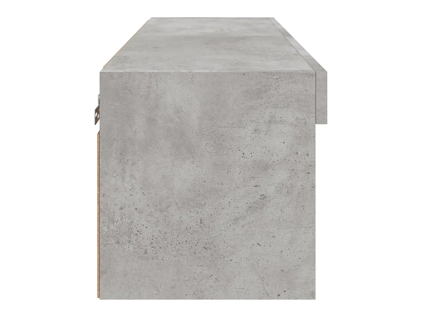 Mano Mueble para TV con luces LED gris hormigón 80x30x30 cm