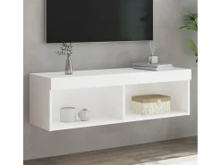Mano Mueble para TV con luces LED blanco 100x30x30 cm