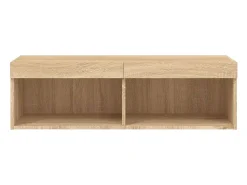 Mano Mueble para TV con luces LED roble Sonoma 100x30x30 cm