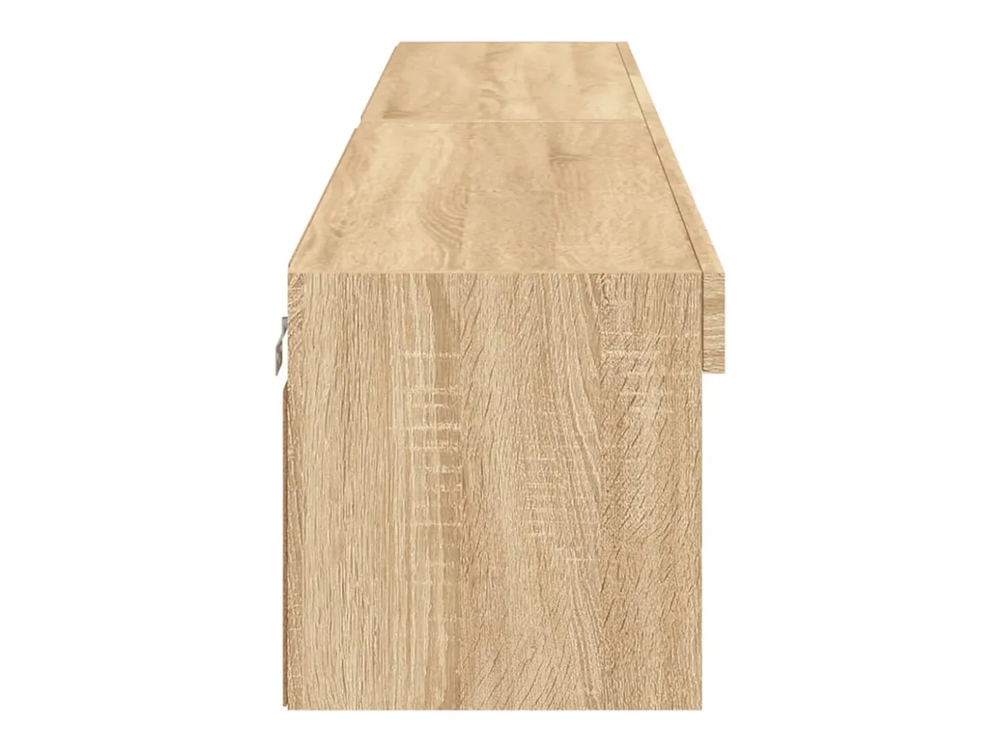Mano Muebles de TV con luces LED 2 uds roble Sonoma 100x30x30 cm