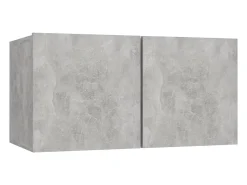 Masimo Muebles de salón colgantes 3 unidades gris hormigón 60x30x30 cm