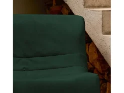 Módulo para sofá modular de terciopelo, 1 plaza verde