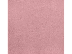 Mecedora con reposapiés de terciopelo rosa