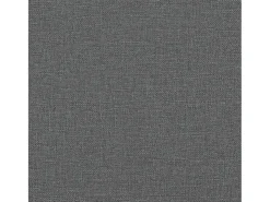 Mecedora con reposapiés Tela gris oscuro