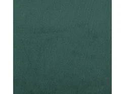 Mecedora con reposapiés Terciopelo verde oscuro