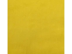 Mecedora de terciopelo amarillo