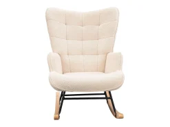 Mecedora ergonómica para adultos, para exterior e interior, color gris