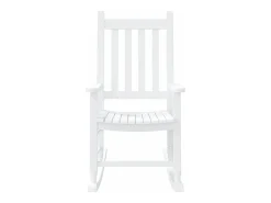 Mecedora infantil de madera maciza de álamo blanca