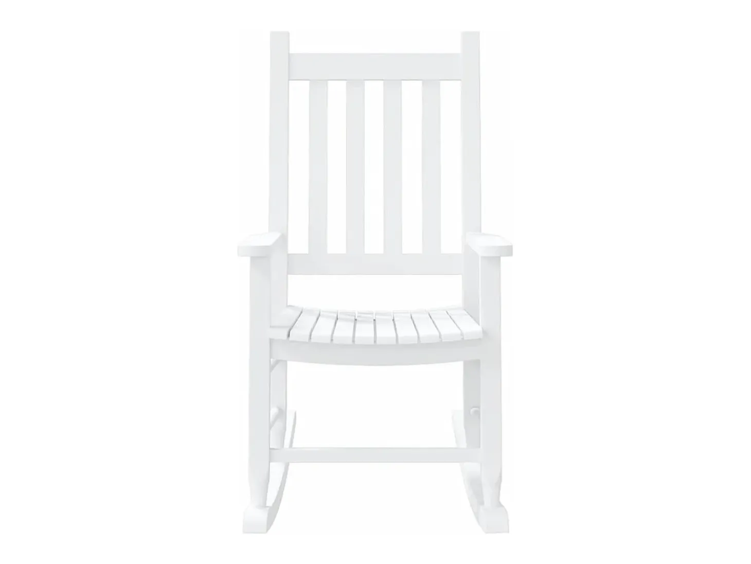 Mecedora infantil de madera maciza de álamo blanca