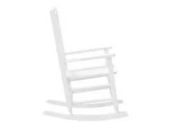 Mecedora infantil de madera maciza de álamo blanca