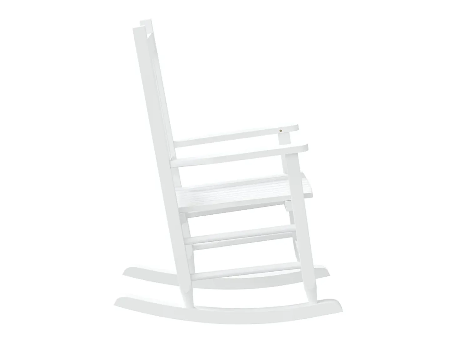 Mecedora infantil de madera maciza de álamo blanca