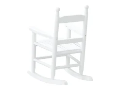 Mecedora infantil de madera maciza de álamo blanca